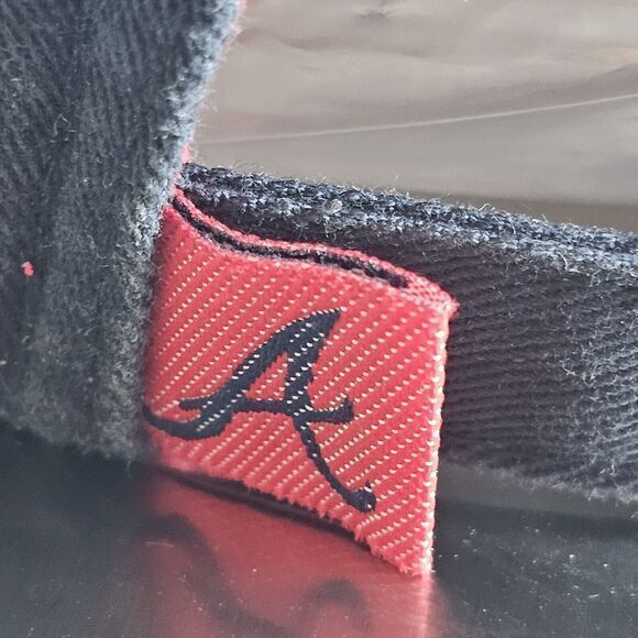 VINTAGE Atlanta Braves MLB Baseball Drew Pearson Hat Strapback Unworn Sports - Picture 5 of 10